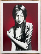 Load image into Gallery viewer, FINDAC<br>SAMURANN - WHITE GOLD LEAF - FRAMED