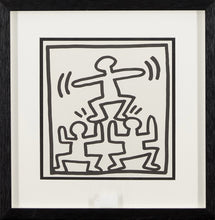 Load image into Gallery viewer, KEITH HARING<br>UNTITLED (LOVE, ANGEL, PYRAMID, IDEA FRAMED)