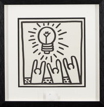 Load image into Gallery viewer, KEITH HARING<br>UNTITLED (LOVE, ANGEL, PYRAMID, IDEA FRAMED)