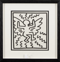 Load image into Gallery viewer, KEITH HARING<br>UNTITLED (LOVE, ANGEL, PYRAMID, IDEA FRAMED)