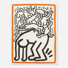 Load image into Gallery viewer, KEITH HARING<br>UNTITLED (FIGHT AIDS WORLDWIDE FRAMED)