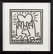 Load image into Gallery viewer, KEITH HARING<br>UNTITLED (LOVE, ANGEL, PYRAMID, IDEA FRAMED)