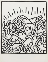 Load image into Gallery viewer, KEITH HARING<br>UNTITLED (DOLPHIN AND CROWD FRAMED)