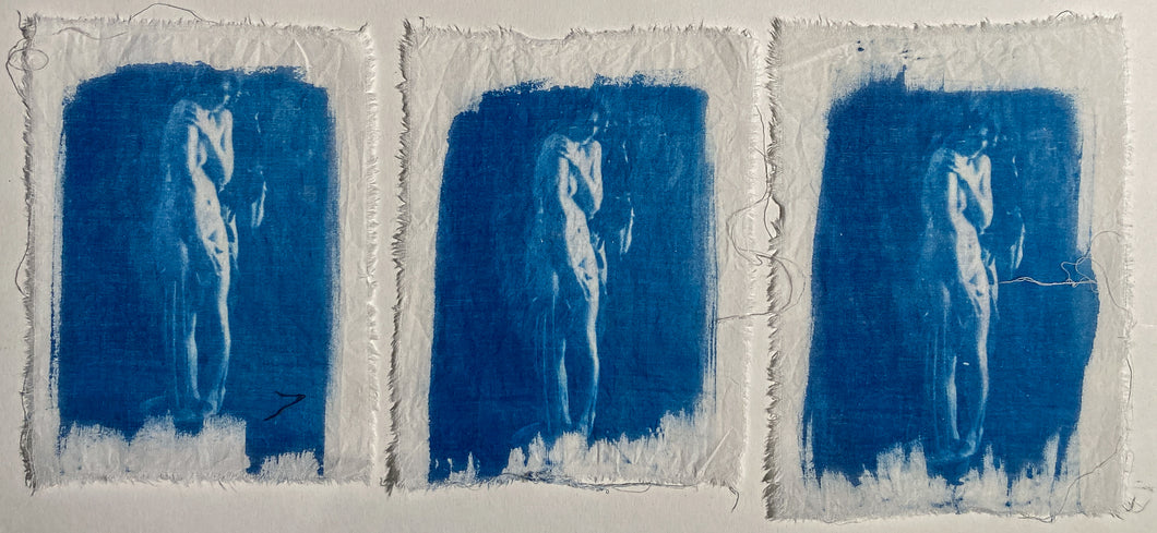 MAARTEN MARCHAU - Cyanotype on textile 03