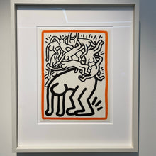 Load image into Gallery viewer, KEITH HARING&lt;br&gt;UNTITLED (FIGHT AIDS WORLDWIDE FRAMED)
