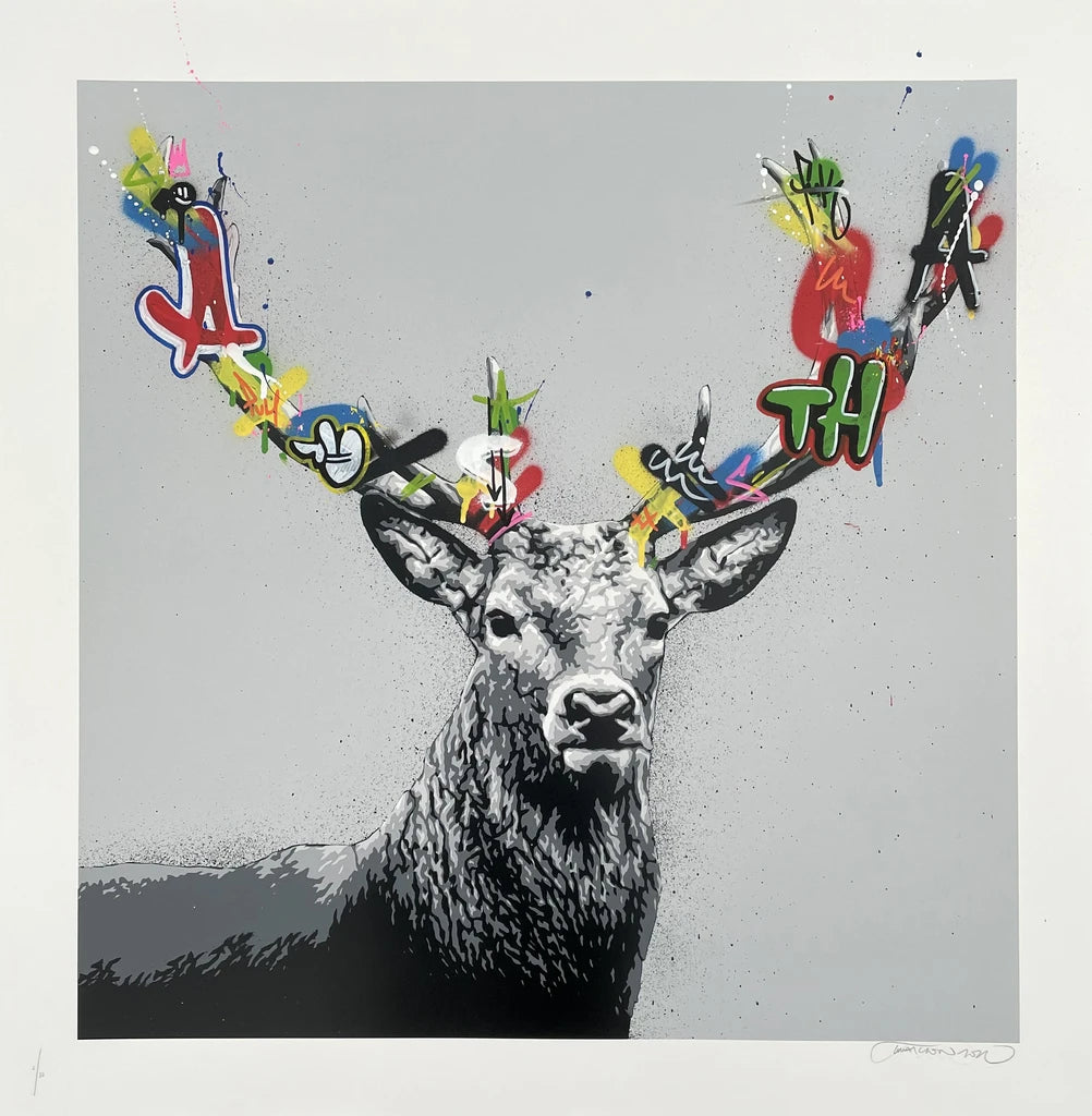 MARTIN WHATSON - THE STAG - HAND FINISHED ED OF 55