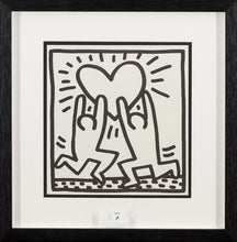 Load image into Gallery viewer, KEITH HARING&lt;br&gt;UNTITLED (LOVE, ANGEL, PYRAMID, IDEA FRAMED)
